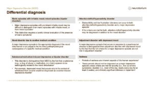 Major Depressive Disorder - Course Natural History and Prognosis - slide 20